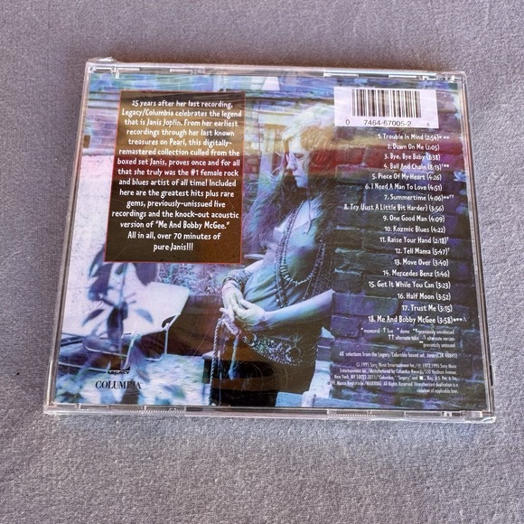 Janis Joplin - 18 Essential Songs (Brand New Sealed CD) Vintage Era‎ - Picture 2 of 2